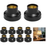 Lot de 10 douilles e27 universelles, adaptateurs de culot e27 � base plate, douilles �nerg�tiques compatibles ...