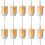 Lot de 10 filtres à carburant en ligne, 6 mm / 8 mm, filtre à carburant universel, tube de filtre en ... Lot de 10 filtres à carburant en ligne, 6 mm / 8 mm, filtre à carburant universel, tube de filtre en ...