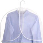 Lot de 10 housses transparentes pour v�tements, manteaux, vestes et robes, protection pratique et efficace ...