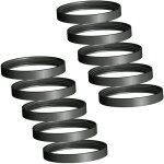 Lot de 10 joints en silicone Ø 130 mm pour poêle haute température Lot de 10 joints en silicone Ø 130 mm pour poêle haute température