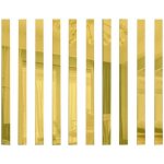 Lot de 10 miroirs en plastique - longue bande - carreaux en acrylique - autocollants muraux pour d�coration ...