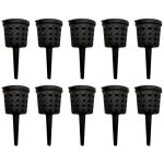 Lot de 10 paniers en maille pour engrais, pots de p�pini�re de jardin, aquarium portable avec couvercle, ...