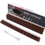 Lot de 10 pics anti - pigeons pour cl�tures, anti - intrusion et anti - escalade pour oiseaux, �cureuils, ...