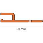 Lot de 10 rail hung pvc pr� - perc�