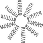 Lot de 10 ressorts de rechange pour s�cateurs, pour fournitures de jardinage, pour cl�matites, pour �chafaudag ...