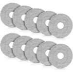 Lot de 10 serpilli�re pour robot aspirateur dreame l10s ultra gen 2 / mova e30 ultra / l10s pro ultra ...