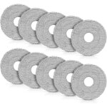 Lot de 10 serpilli�re pour robot aspirateur dreame l10s ultra gen 2 / mova e30 ultra / l10s pro ultra ...