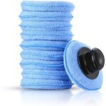 Lot de 10 tampons applicateurs en microfibre pour voiture, �ponges de polissage de nettoyage de cire ...