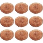 Lot de 10 tampons � r�curer en cuivre � spirale ultra r�sistants pour la cuisinegraisses et crasse r�curage ...