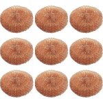 Lot de 10 tampons � r�curer en cuivre � spirale ultra r�sistants pour la cuisinegraisses et crasse r�curage ...