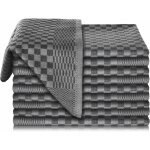 Lot de 10 torchons de vaisselle de qualit� sup�rieure - 100 % coton super absorbant 70 x 45 cm - noir ...
