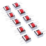 Lot de 10 transformateurs d'isolement audio ei14 600:600 ohms 1:1