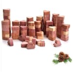 Lot de 100 anti mites bois de cdre anti mites textiles antimites boules en bois de cdre c?urs naturel ...