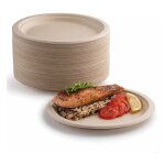 Sunxury - lot 100 assiettes en carton super rigides 100 % biodégradables et compostables respectueuses ... Sunxury - lot 100 assiettes en carton super rigides 100 % biodégradables et compostables respectueuses ...