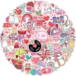 Lot de 100 autocollants en forme de c?ur rose - autocollants mignons pour scrapbooking - autocollants ... Lot de 100 autocollants en forme de c?ur rose - autocollants mignons pour scrapbooking - autocollants ...