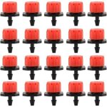 Lot de 100 goutteurs d'irrigation goutte  goutte, buses d'arrosage de jardin, arrosage automatique rglable ...