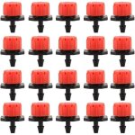 Lot de 100 goutteurs d'irrigation goutte � goutte ulisem, buses d'arrosage automatiques r�glables � 360� ...