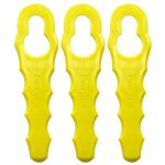 Lot de 100 lames de rechange compatibles avec les d�broussailleuses ryobi rac155, rac157 et rac158, t�tes ...