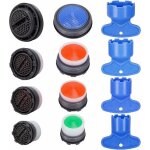 Lot de 12 a�rateur de mousseur robinet m16. 5 / m18. 5 / m21. 5 / m24, mousseur robinet filtre, insert ...