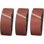Lot de 12 bandes abrasives 75 x 533 mm - grain 60 / 80 / 120 - pour poncer, limer, aiguiser et d�rouiller ...