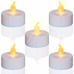 Beijiyi - lot de 12 bougies led bougies, bougies unscented bougie chauffe - plat sans flamme claire vacillante ...