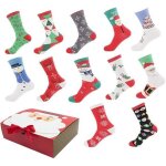 Lot de 12 chaussettes cadeaux pour les vacances de noël avec boîte cadeau chaussettes d'hiver chaudes ... Lot de 12 chaussettes cadeaux pour les vacances de noël avec boîte cadeau chaussettes d'hiver chaudes ...