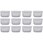 Lot de 12 filtres  eau de rechange pour cafetire braun brsc004. compatible avec le modle brewsense. ...
