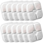 Lot de 12 filtres pour fontaine � eau pour chat compatibles avec la fontaine � boire catit pixi, filtre ...