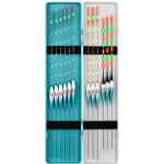 Lot de 12 flotteurs de p�che en eau douce composites nano, flotteurs verticaux, outils, accessoires