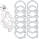 Lot de 12 joints d'�tanch�it� en silicone de rechange, joints herm�tiques en silicone, adapt�s aux couvercles ...