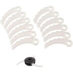 Lot de 12 lames de rechange en plastique pour coupe - bordures 198426 - 9 makita