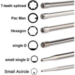 Lot de 12 outils de r�glage de carburateur avec tournevis acircle pour petit moteur 2 temps pour husqvarna ...