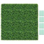 Lot de 12 panneaux de buis artificiels décorations murales carrées 50 x 50 cm, panneaux pour haie murale ... Lot de 12 panneaux de buis artificiels décorations murales carrées 50 x 50 cm, panneaux pour haie murale ...