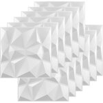 Lot de 12 panneaux muraux 3d - plaque en pvc - panneaux muraux 3d - rev�tement de fa�ade - panneaux de ...