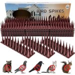 Lot de 12 pigeons anti - pigeons, 5. 16 m, anti - oiseaux, anti - pigeons, 3 ranges de pigeons, protection ...