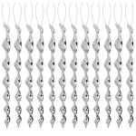 Lot de 12 r�pulsifs anti - oiseaux r�fl�chissants, r�pulsif anti - oiseaux en spirale r�fl�chissante, ...