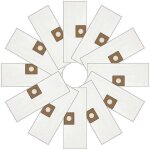 Lot de 12 sacs sous vide de 2 � 2, 5 gallons de type b, sacs en papier filtrant jetables pour
