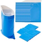 Lot de 12 sacs � urine jetables (600ml) urinoir femme portable - sac vomi / pipi debout femmes, hommes, ...
