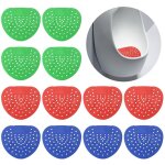 Lot de 12 tamis d'urinoir parfum�s - �limine les odeurs - tapis de protection anti - �claboussures - ...