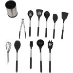 Lot de 12 ustensiles de cuisine en silicone avec poign�e, r�sistants � la chaleur, antiadh�sifs, spatule, ...
