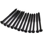 Lot de 12 vis de micro pour guitare acoustique et lectrique, en or et en plomb