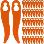 Lot de 120 lames de rechange en plastique pour coupe - bordure einhell et bosch - compatibles avec les ... Lot de 120 lames de rechange en plastique pour coupe - bordure einhell et bosch - compatibles avec les ...