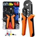 Lot de 1250 pinces � sertir auto - r�glables de 0, 25 � 10 mm� - pince � sertir avec embouts de c�ble ...