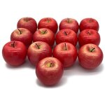 Lot de 13 faux fruits r�alistes, fruits d�coratifs (rouges)