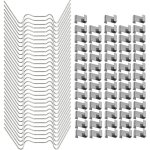 Jamais utilis�]lot de 150 clips � ressort pour verre de serre, serre, vitrage pour verre, couloirs, serres, ...