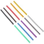 Lot de 150 tiquettes numrotes pour cbles, marqueurs de cbles, identificateurs de cbles, attaches ...