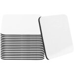 Feiyue - lot de 16 dessous de verre carrs  sublimation pour voiture, pour la maison, le bureau ou la ...