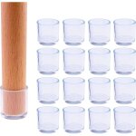 Lot de 16 embouts de protection pour pieds de chaise - en silicone - ronds - diam�tre : 22 mm
