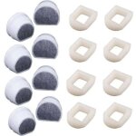 Lot de 16 filtres pour fontaine � eau - pr�filtres en mousse et charbon actif compatibles avec , inox ...