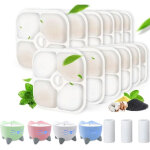 Lot de 16 filtres triple action + 2 tuyaux pour fontaine catit pixi - recharge compatible fontaine � ...